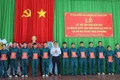 Phường Quy Nhơn Nam và xã Tuy Phước kết nạp dân quân mới