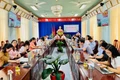Quang cảnh hội thảo “Xây dựng và thực hành chuẩn mực đạo đức cách mạng trong thời kỳ mới-Giải pháp “gốc rễ” xây dựng Đảng trong sạch, vững mạnh”.