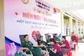 Hơn 200 cán bộ, chiến sĩ, người lao động Công ty 715 hiến máu tình nguyện