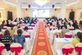 Quang cảnh lớp tập huấn nâng cao năng lực cho nữ tiểu thương, doanh nghiệp nhỏ và siêu nhỏ, hội viên khởi nghiệp năm 2025. Ảnh: Hồng Thương