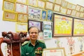 CCB Vũ Minh Giám được Ban Chấp hành Trung ương Hội CCB Việt Nam tặng bằng khen vì các thành tích trong sản xuất, kinh doanh và đóng góp cho công tác an sinh xã hội. Ảnh: Nhật Hào