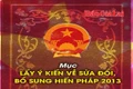 Lấy ý kiến về sửa đổi, bổ sung Hiếp pháp năm 2023 ngày 22-5-2025