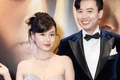 Xoài Non, Midu lẻ bóng đến chúc mừng Quốc Trường