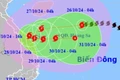 Bão Trami giật cấp 14 đang lao nhanh vào vùng biển Trung Trung Bộ