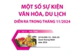 Một số sự kiện văn hóa, du lịch diễn ra trong tháng 11