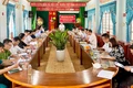 Quang cảnh buổi làm việc. Ảnh: Vũ Thảo