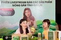 Sở Công thương Gia Lai phối hợp với Hiệp hội thương mại điện tử Việt Nam khu vực miền Trung-Tây Nguyên, TikTok Shop tổ chức các Phiên livestream nông sản Gia Lai. Ảnh: Vũ Thảo