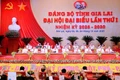 Đại biểu biểu quyết thông qua Chương trình làm việc của phiên chính thức Đại hội đại biểu Đảng bộ tỉnh lần thứ I, nhiệm kỳ 2025-2030. 