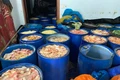 Gần 5 tấn da heo bốc mùi hôi thối, không rõ nguồn gốc tại cơ sở lạp xưởng Gia Quý