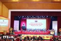 Đại biểu biểu quyết thông qua chương trình, nội quy, quy chế của đại hội. (Ảnh: Thống Nhất/TTXVN)