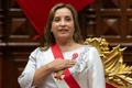 Tổng thống Peru Dina Boluarte bị quốc hội phế truất. Ảnh: AFP