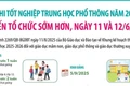 Kỳ thi tốt nghiệp THPT năm 2026 dự kiến diễn ra ngày 11 và 12/6