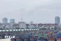 Tàu thuyền neo đậu tại âu thuyền Thọ Quang (phường Sơn Trà, thành phố Đà Nẵng) để tránh trú bão. Ảnh: Khoa Chương/TTXVN
