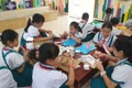 Trường Tiểu học số 1 Hoài Hảo (xã Hoài Nhơn Tây) thông qua nền tảng chuyển đổi số hỗ trợ trong giảng dạy STEM. Ảnh: Hồ Điểm