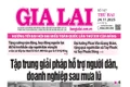 Báo Gia Lai số thứ hai ngày 24-11-2025