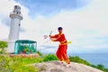 Clip Song phượng kiếm của ĐVTN xã Phù Mỹ Đông được quay tại nhiều thắng cảnh đẹp của địa phương. Ảnh cắt từ clip