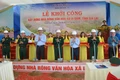 Khởi công xây dựng Nhà rông văn hóa xã Ia Dom.