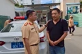 Tài xế Lê Trung Hòa kể về quá trình được Tổ công tác của CSGT hỗ trợ đưa bệnh nhân cấp cứu kịp thời.