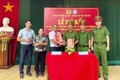 Công an phường An Nhơn và Trường THPT số 2 An Nhơn ký kết quy chế phối hợp bảo đảm an ninh trật tự tại nhà trường.