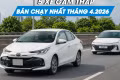 Xe sedan nào bán chạy nhất Việt Nam tháng 4.2026?