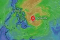 Bão Nokaen mạnh lên từ áp thấp nhiệt đới ở Philippines