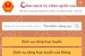 Cổng Dịch vụ công quốc gia có 10 danh mục dữ liệu dùng chung.