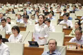 Đại biểu Siu Hương đề nghị không để chỉ tiêu làm ảnh hưởng chất lượng hoạt động tư pháp. Ảnh: Đoàn ĐBQH tỉnh Gia Lai