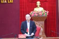 Bí thư Tỉnh ủy Thái Đại Ngọc chủ trì cuộc họp. Ảnh: Quang Tấn