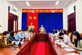 Phó Bí thư Tỉnh ủy Châu Ngọc Tuấn làm việc với Đảng ủy phường Pleiku về công tác chuẩn bị đại hội