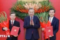 Tổng Bí thư Tô Lâm trao Quyết định của Bộ Chính trị phân công, bổ nhiệm cán bộ