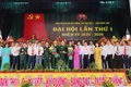 Ban Chấp hành Đảng bộ Ban Chỉ huy Phòng thủ khu vực 1 - Hoài Nhơn Nam ra mắt và chụp ảnh lưu niệm với các đại biểu.