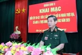 Trung tướng Lê Ngọc Hải - Tư lệnh Quân khu 5 chỉ đạo cuộc diễn tập của Sư đoàn Bộ binh 2