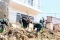 Gần 500 cán bộ, chiến sỹ hỗ trợ người dân Chiềng Sơ khắc phục hậu quả thiên tai