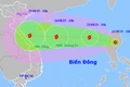 Áp thấp nhiệt đới sẽ mạnh thành bão số 5 Kajiki, giật tới cấp 13-14 và còn có thể mạnh thêm