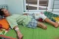 Trước khi phát bệnh, anh Hồ Ngọc Thao là lao động chính nuôi cả nhà. Ảnh: M.L.G