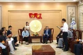 Bí thư Tỉnh ủy tiếp xã giao Đoàn công tác quận Yongsan