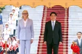 Chủ tịch nước Lương Cường chủ trì lễ đón cấp Nhà nước Toàn quyền Australia