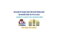 Quy định về thanh toán tiền thuê phòng nghỉ tại nơi đến công tác từ 4/5/2025