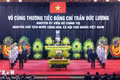 Cử hành trọng thể Lễ truy điệu nguyên Chủ tịch nước Trần Đức Lương