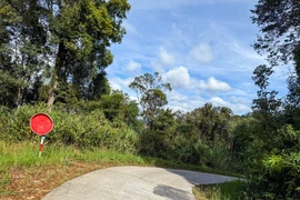 Hàng loạt gương cầu lồi trên tuyến đường Đăk Sơ Mei - Hà Đông bị hư hỏng