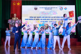 Gần 100 ca sĩ, diễn viên không chuyên thi tiếng hát Người làm báo Gia Lai mở rộng 2025