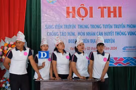 Xã Kon Chiêng giành giải nhất thi sáng kiến truyền thông về phòng-chống tảo hôn