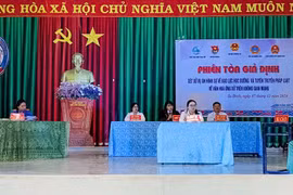 Krông Pa tổ chức phiên tòa giả định xét xử bạo lực học đường và bạo lực gia đình