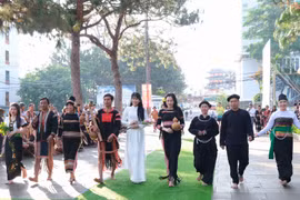 Ấn tượng trang phục trình diễn tại Ngày hội văn hóa các dân tộc tỉnh Gia Lai 