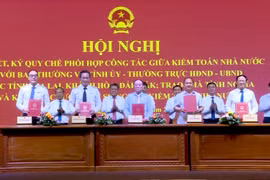 Kiểm toán Nhà nước ký quy chế phối hợp với 3 tỉnh Gia Lai, Khánh Hòa, Đắk Lắk