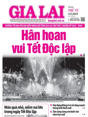 Báo Gia Lai số thứ 4 ngày 3-9-2025