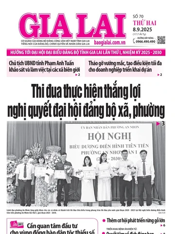 Báo Gia Lai số thứ 2 ngày 8-9-2025