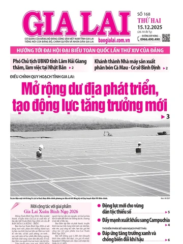 Báo Gia Lai số thứ hai ngày 15-12-2025