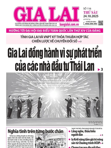 Báo Gia Lai số thứ sáu ngày 24-10-2025