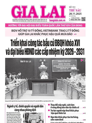 Báo Gia Lai số thứ sáu ngày 28-11-2025